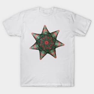 Spirograph--Christmas Pattern 5 T-Shirt